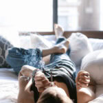 Smoking weed and sleeping