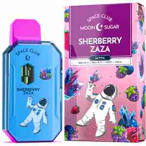 Space Club Moon Sugar Preheat Disposable Vape Pens 3g - Sherberry Zaza