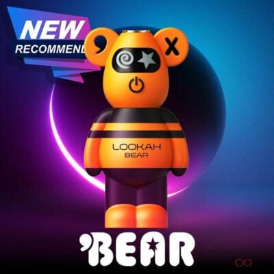 Lookah Bear 510 Vape Battery lookah bear 510 vape hardware orange