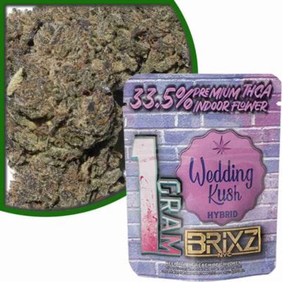 BRIXZ Premium Indoor THCa Flower 1g BRIXZ NYC THCa Premium Indoor Cannabis Flower 1g - Wedding Kush