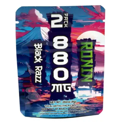 Ronin THCa Gummies 440mg 2pc Ronin THCa Gummies 440mg - 2pc - Blue Razz