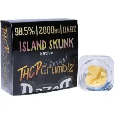Dazed THCP Diamond Crumblz Dabs 2g Dazed THCP Diamond Crumblz Dabs 2g Island Skunk.