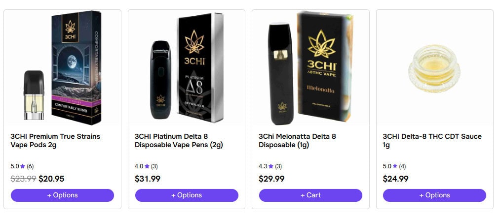 Different types of 3 chi products for sale
