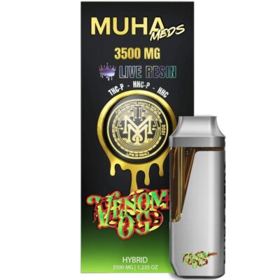 Muha Meds THCP Live Resin Disposable 3.5g - Venom OG