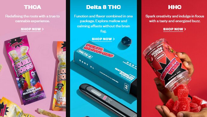 Delta munchies various products