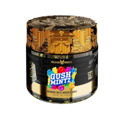 Muha Meds Premium THCa Flower Jar 4g Muha Meds Premium THCa Flower Jar 3.5g Gush Mintz