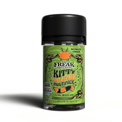 The Freak Brothers Kitty Walkers Pre-Rolls 4.9g 7pc The Freak Brothers Kitty Walkers Prerolls 0.7g 7ct Sour Diesel