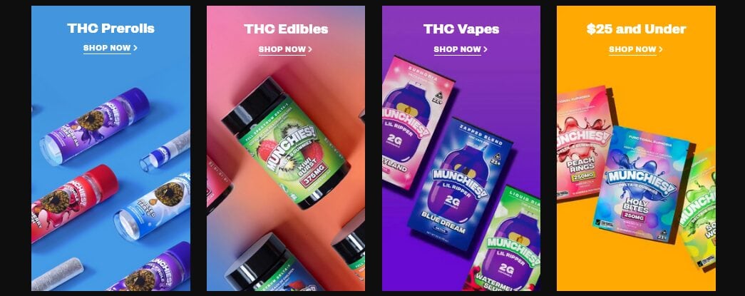 delta munchies products