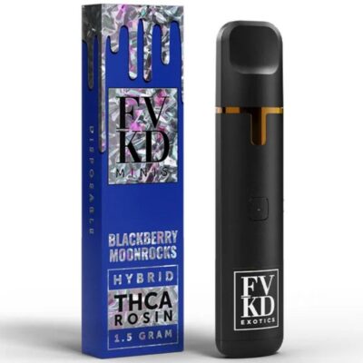FVKD Minis THCA Rosin Disposable 1.5g FVKD Minis THCA Rosin Disposable 1.5g - Blackberry Moonrocks (Hybrid)