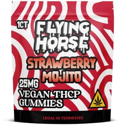 Flying Horse Vegan D9 THCP Gummies 25mg 1pc Flying Horse Vegan D9 THCP Gummies 25mg 1pc - Strawberry Mojito