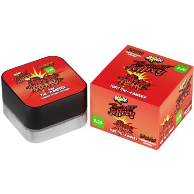 HiXotic Trap'd Out Jeffrey Pure THCa Dabs 2.2g - Cherry Bomb (Hybrid)
