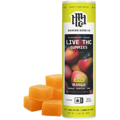 Modern Herb Co Live D9 Gummies 5ct Modern Herb Co Live D9 Gummies 5ct - Mango (Sativa)