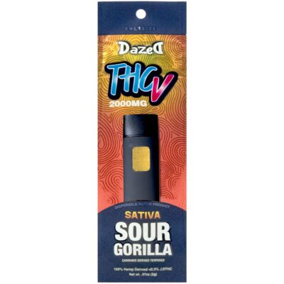 Dazed THCV Disposable 2g - Sour Gorilla (Sativa)