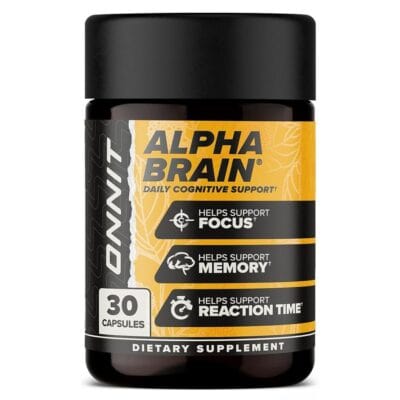 ONNIT Alpha Brain Nootropic Brain Supplement for Daily Cognitive Support 30ct