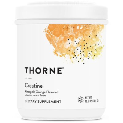 THORNE Micronized Creatine Monohydrate Powder 60 Servings - Pineapple Orange