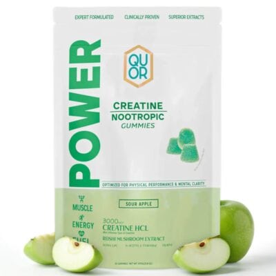QUOR Power Creatine Gummies 150pc - Sour Apple